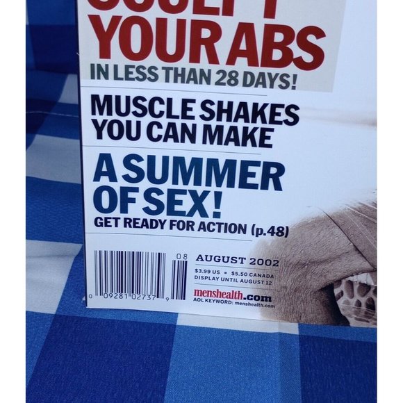 Vintage Men’s Health Magazine August 2002 - Gregg Avedon, Lance Armstrong - Picture 4 of 6